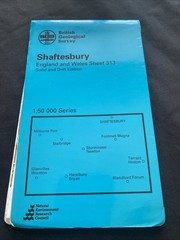 British Geological Survey Solid and Drift Edition Map Shaftesbury 1:50 sc (1306)