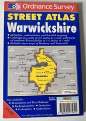 Ordnance Survey / Philip’s Street Atlas – Warwickshire – 1998