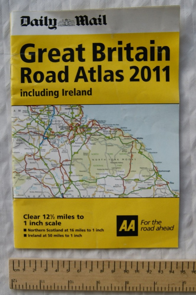 2011 Daily mail mini Great Britain Road Atlas including Ireland, 3rd edition