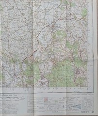 Ordnance Survey One-Inch Map, Sheet 142: Hereford (1967).