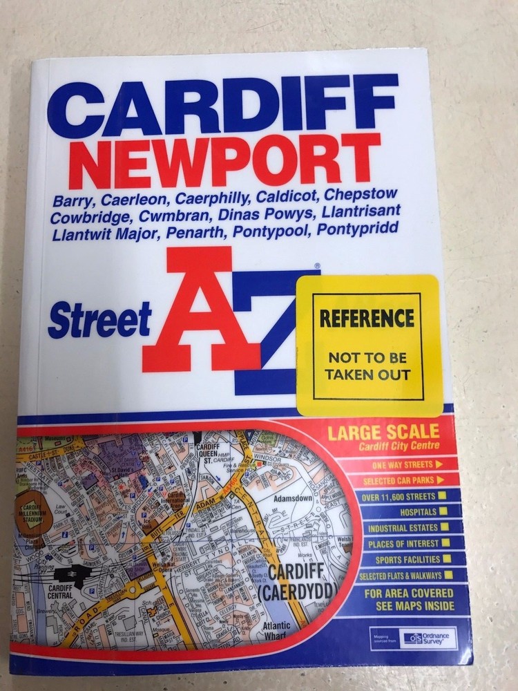 Cardiff Newport AZ Street Atlas 2003