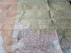 NRMA Motorists Map Of South East Australia 1978 Vintage paper folded map
