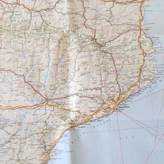 Bartholomew Euro Map – Spain & Portugal Scale – 1: 1,250,000 (1982).