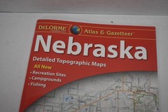 DeLorme Atlas & Gazetteer Detailed Topographic Maps Booklet Nebraska 11″ x 15.5″