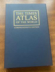 The Times Atlas Of The World Comprehensive 11 Edition Folio 13″ by 18.5″ in Size