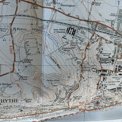 HYTHE Kent – ORDNANCE SURVEY First Series 1:25,000 1960 TR13 Ashford Airport
