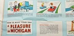 1970 Michigan Official Highway Map Authentic