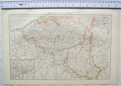 1895 The Times Plate 31 Belgium & Luxemburg