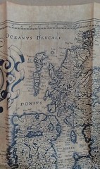 Anglo Scottish Map 1595, No.313 • Authentic Replica Map • Porter Prints.