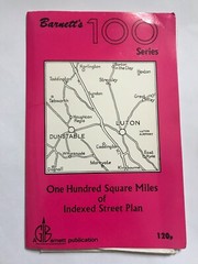 Rare Vintage Barnett’s 100 Series Indexed Street Plan Of Luton & Dunstable Area