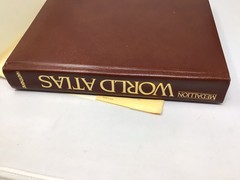 Hammond World Atlas Deluxe Leather Bound Book