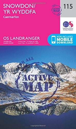 Snowdon / Yr Wyddfa Map | Weatherproof |… by Ordnance Survey Sheet map, folded
