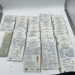 Lot Of 49 NOAA And FAA Sectional Aeronautical Charts Maps USA & World