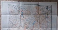 General Map Of Snowy Mountains Area Australia 1968 8th Edition