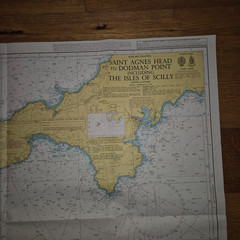ADMIRALTY LEISURE Marine Chart SC 2565 Saint Agnes Head Dodman Point & Scilly’s