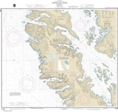 Central Dall Island and vicinity | Waterproof NOAA Chart 17408