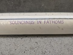 New Authentic Estero Bay NOAA Nautical Soundings in Fathoms Chart 18703 Orig Pkg