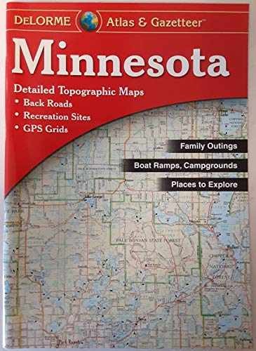 Minnesota Atlas & Gazetteer – Paperback, by Delorme; Delorme – Acceptable