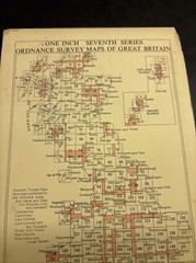 Vintage Ordnance Survey Map 7th series One Inch Cloth Mounted Dolgellau 1962