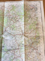 1959 Ordnance Survey One Inch Seventh Series Map 169 Aldershot (incl Haslemere )