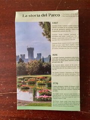 Map/Mappa Of Sigurta Veneto Italian/English/German 2019 Parco Giardino