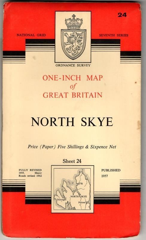 National Grid Seventh Series Sheet 24 North Skye : Ordnance Survey