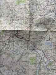 Ordnance Survey One Inch Map – Brecon – Sheet 141 – 1962