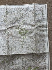 Vintage OS One Inch Map – Montgomery & Llandrindod Wells – Sheet 128 – 1947