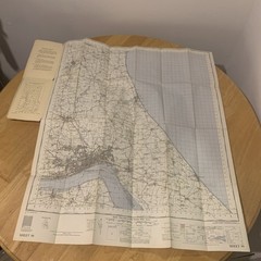 Ordnance Survey One Inch Map Sheet 99 Hull OS