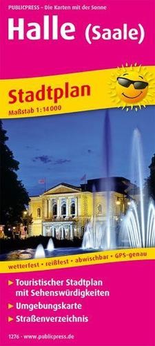 Freytag-Berndt Halle (Saale) Streetmap 1:14 000 (Map) (UK IMPORT)