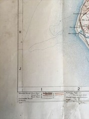 1920 Ordnance Survey One Inch Third Edition Cloth Map 59 Barmouth (incl Towyn )