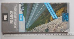 FRANCE MAP routes & Autoroutes map, sheet 901 – 1996