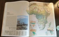 Vintage Rand McNally Grand Atlas And Picture Book Of The World – Leather 1977