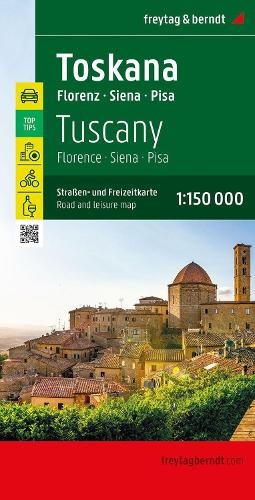 Freytag-Berndt Tuscany – Florence, Siena, Pisa (Map)