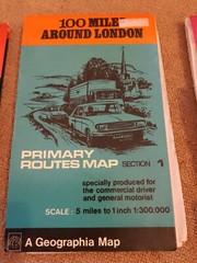 Vintage United Kingdom/ Great Britain Road Maps & Associated Leaflet Bundle (10)