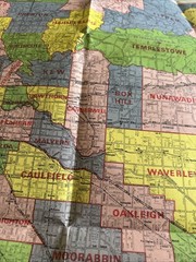 Metropolitan Melbourne Broadbent’s Map No. 181 Circa 1970’s