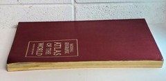 Vtg NATIONAL GEOGRAPHIC ATLAS OF THE WORLD 1970 Lg 13×19” Third Ed Washington DC
