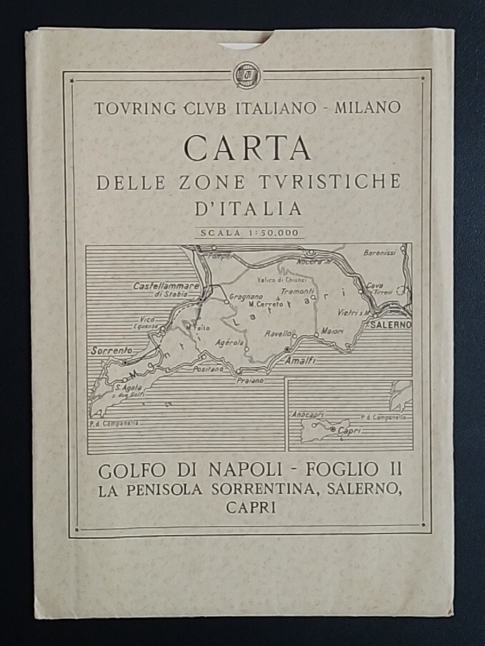 Touring Club Italiano, Foglio 2: Golfo di Napoli. Scale – 1: 50,000 (1968).