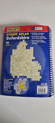 Philips, Ordnance Survey, Oxfordshire Street Atlas, Spiral Bound, 2nd Edition