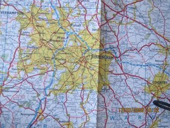 Esso Road Map No. 5 “Midlands and East Anglia” published 1969