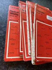 6 x Ordnance Survey One-Inch Maps Dunbar Teesdale Durham Scarborough Whitby
