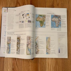 National Geographic Atlas of the World Tenth Edition Hardcover-Slipcase and MAP