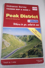 Ordnance Survey Touring Map 4 Peak District (1 inch to 1 mile)