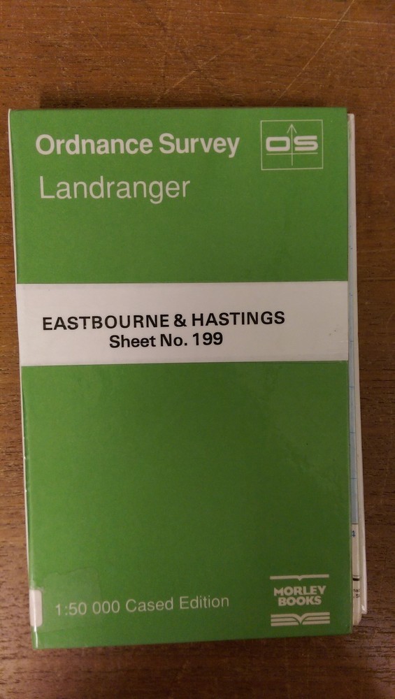 Eastbourne + Hastings: Ordnance Survey Landranger Map 1:50000 Sheet #199 (M8)
