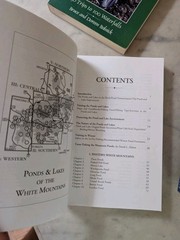 White Mountains 4 Book Set Ponds and Lakes Waterfalls Names Places Legends Peril