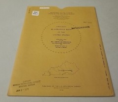USGS Geologic Map Big Creek Quadrangle, Southeastern Kentucky w/Sleeve