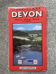 1989 Geographia Tourist map Devon, English Tourist Board