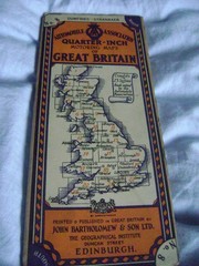 5 Bartholomew’s AA Automobile Association Quarter Inch Maps of Great Britain