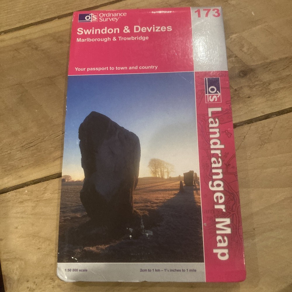Swindon and Devizes, Marlborough and Trowbridge by Ordnance Survey (Sheet…