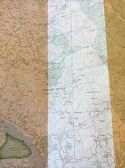 1986 Ordnance Survey Pathfinder Map 528 NX 67/77 New Galloway (incl Corsock )